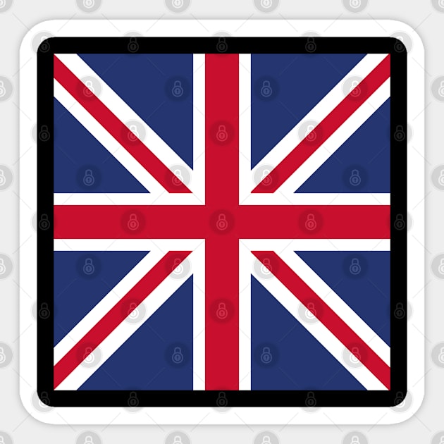 Great Britain Flag, Britain UK Country Pride, British Patriotic Gift For Men, Women & Kids Sticker by Art Like Wow Designs